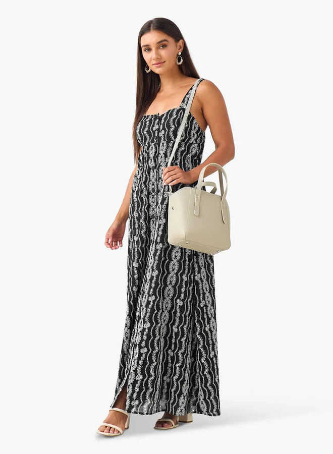 تواكستريمز 2Xtremz Embroidered A-line Women Dress with Shoulder Straps